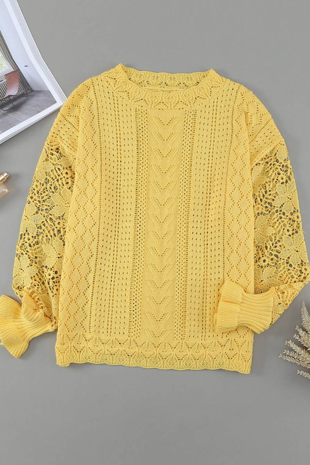 Round Neck Long Sleeve Sweater
