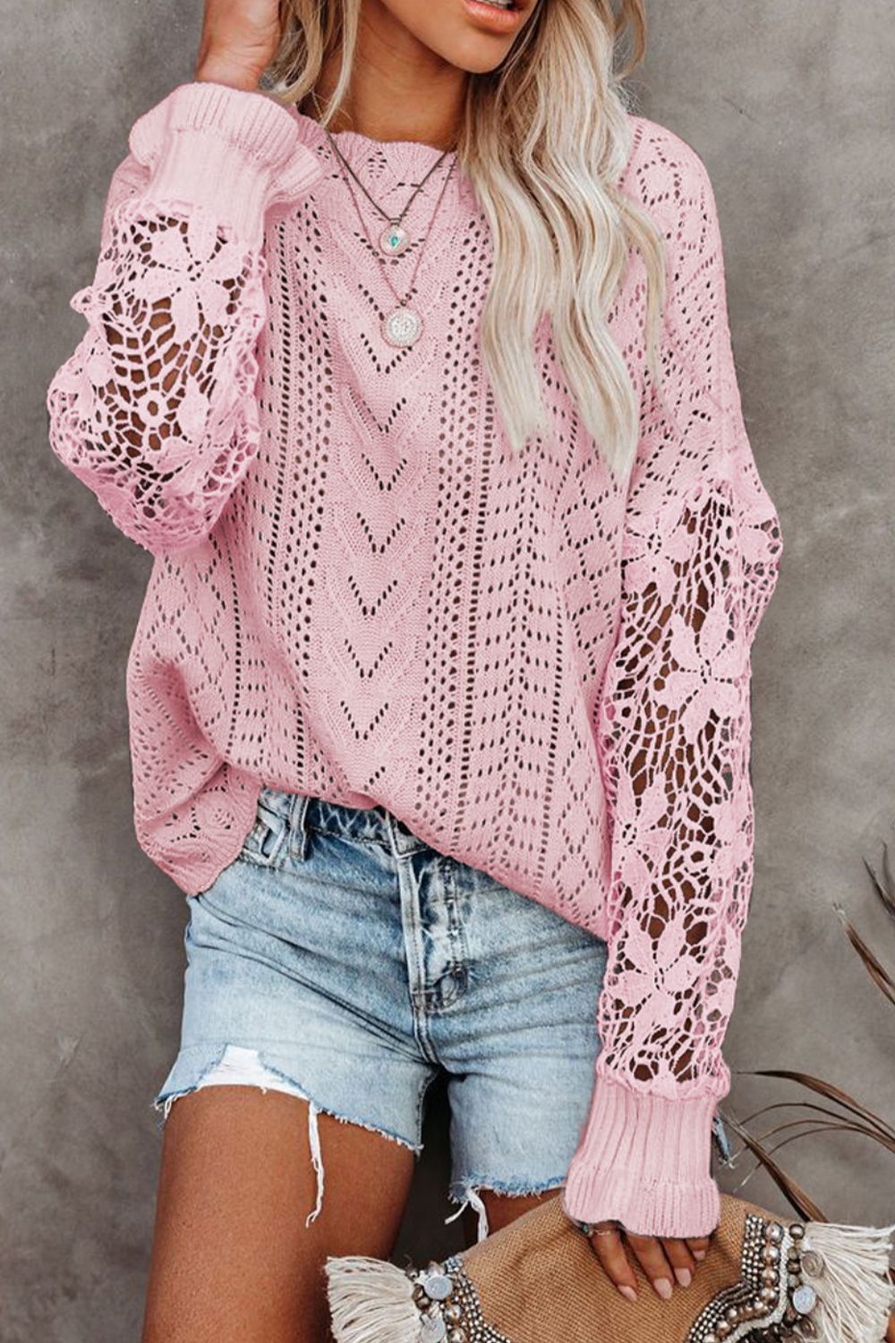 Round Neck Long Sleeve Sweater