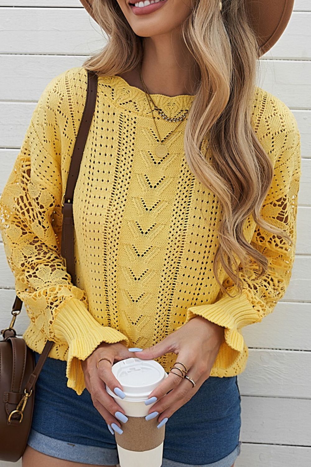 Round Neck Long Sleeve Sweater