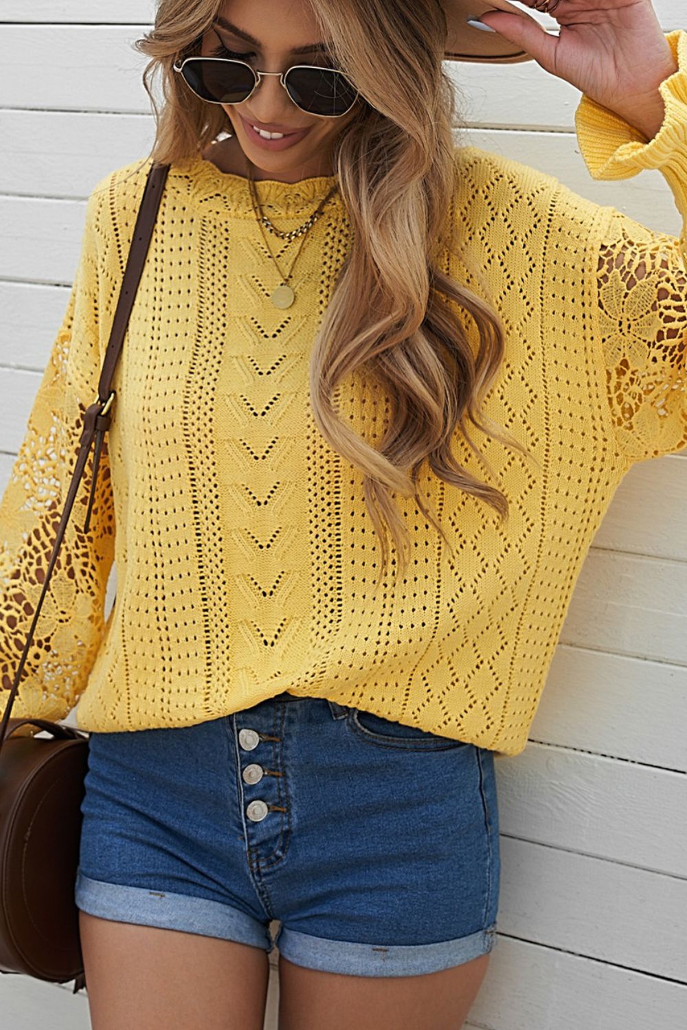 Round Neck Long Sleeve Sweater