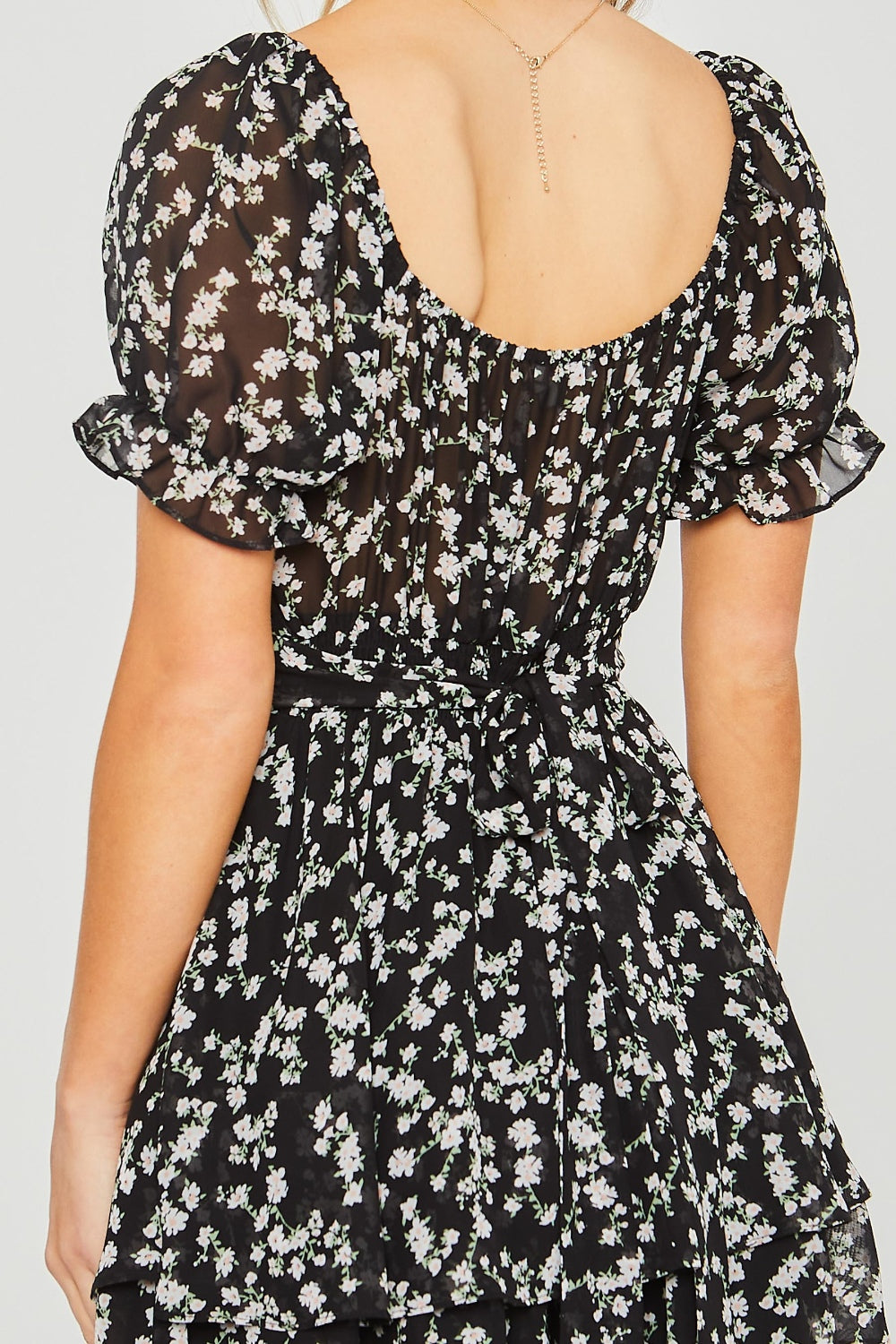 Floral Short Sleeve Romper