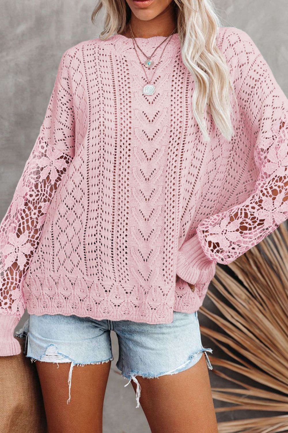 Round Neck Long Sleeve Sweater