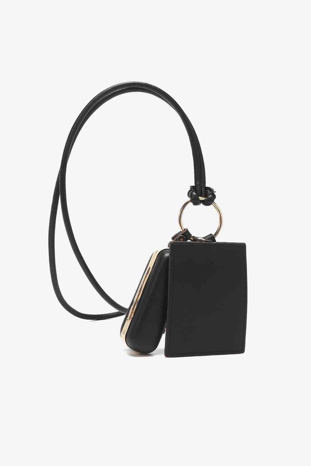 USA Vegan Leather 3-Piece Lanyard Set