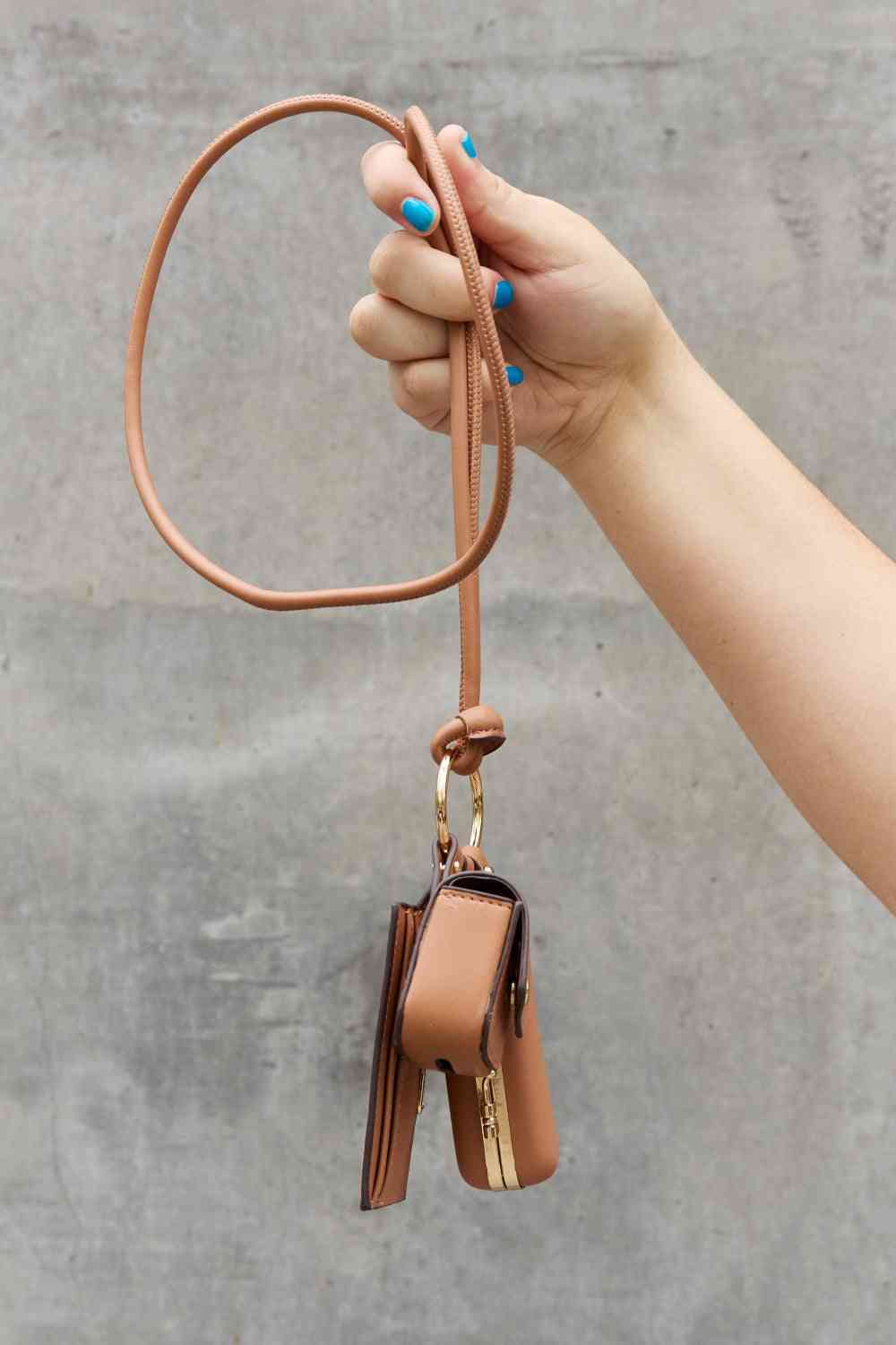 USA Vegan Leather 3-Piece Lanyard Set