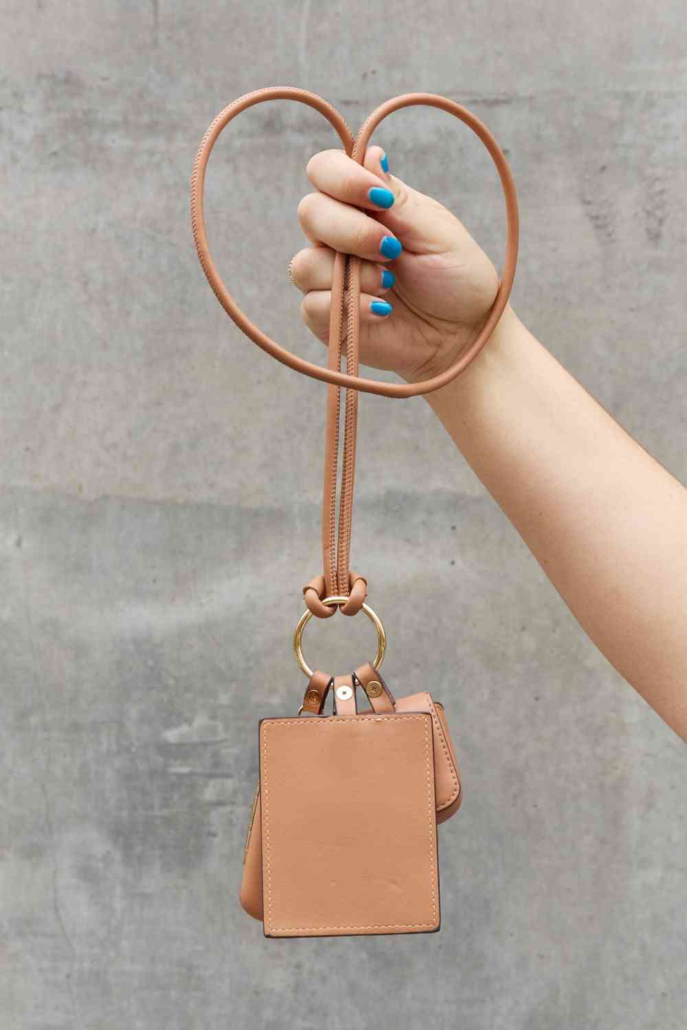 USA Vegan Leather 3-Piece Lanyard Set