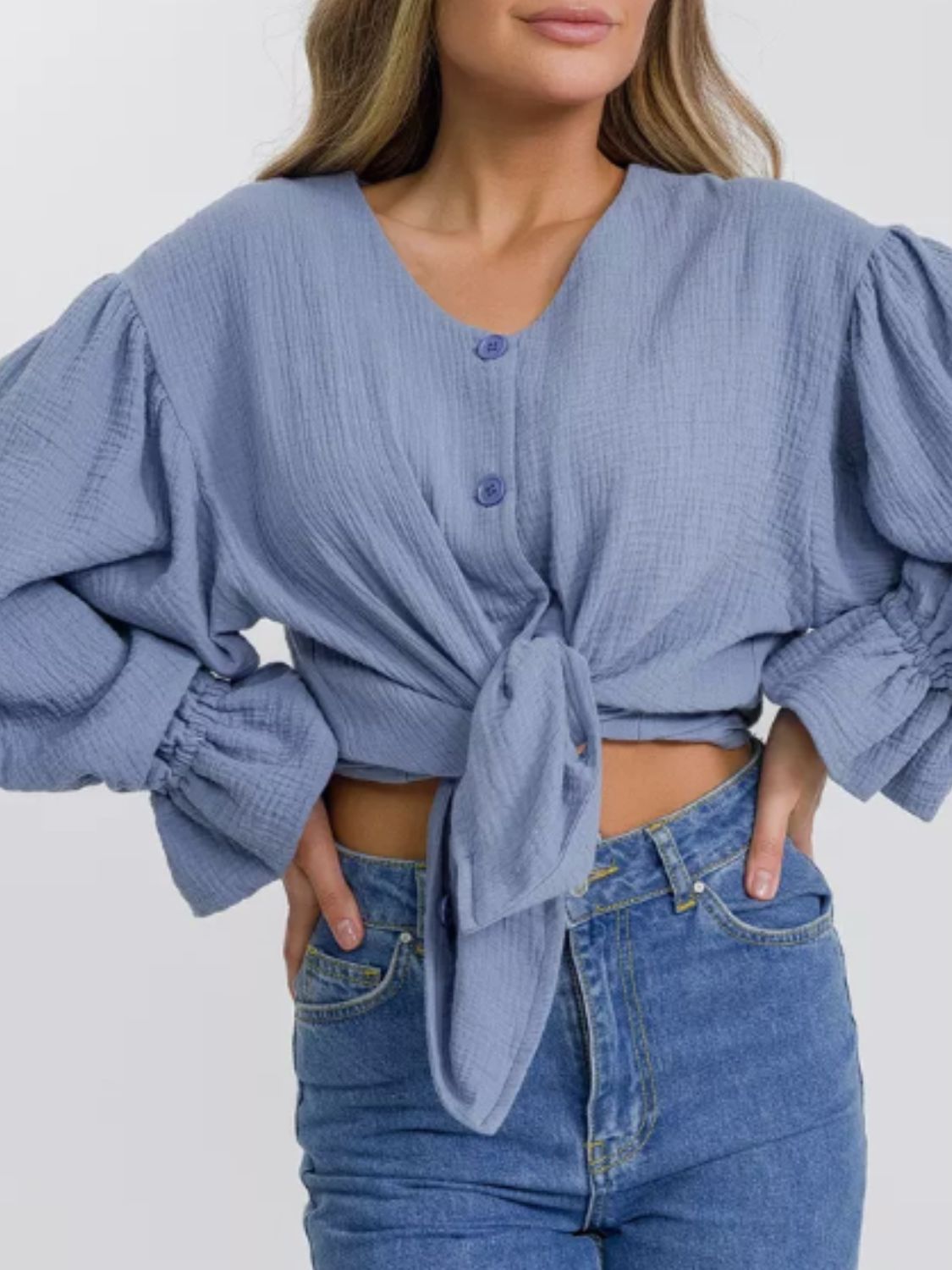 Flounce Sleeve Shirt