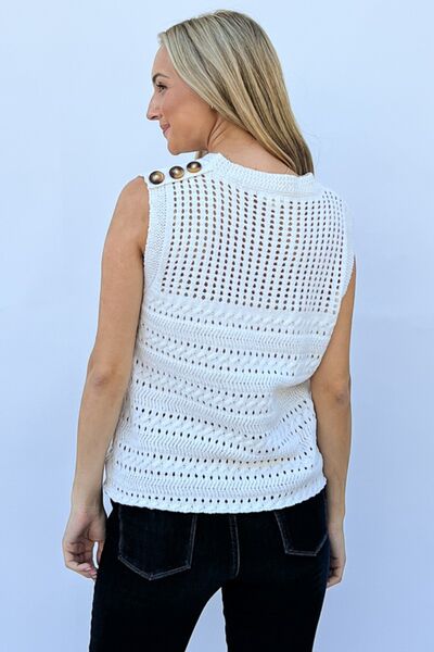 Buttoned Tank